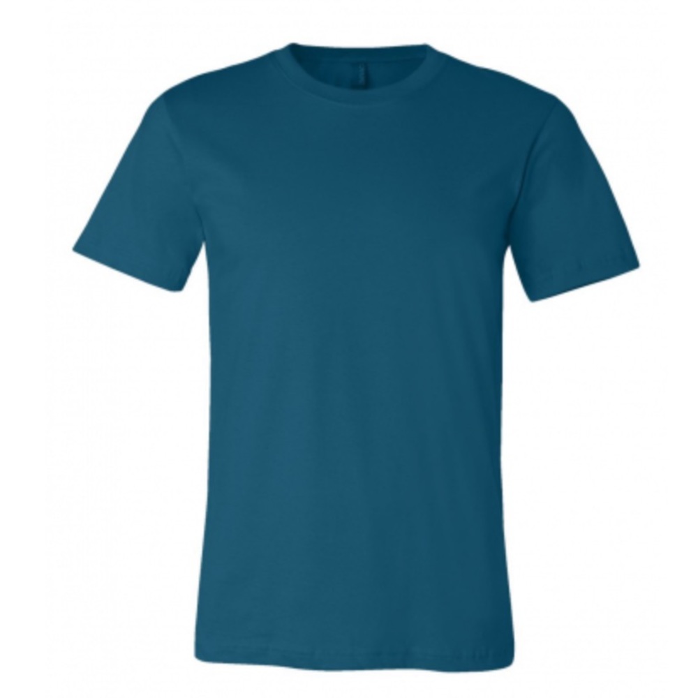 NWOT Soft Deep Teal Unisex T-Shirt - Picture 1 of 2